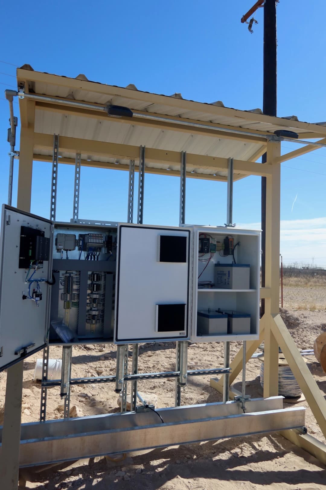 Field-built control cabinets