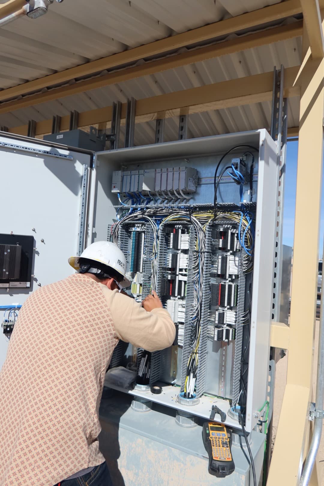 Field automation panel — ACE technician